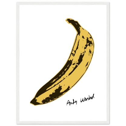 Andy Warhol's Banana, 1967 Pop Art Poster for Your Wall