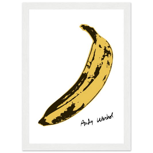 Andy Warhol's Banana, 1967 Pop Art Poster for Your Wall