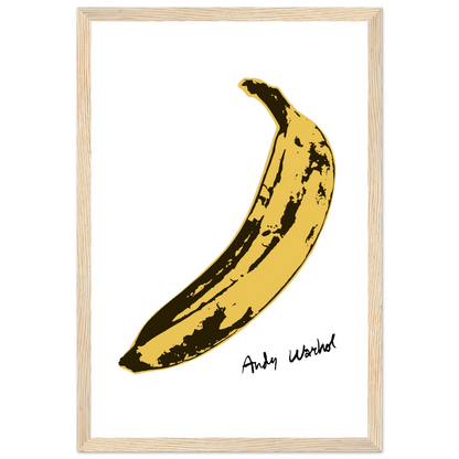 Andy Warhol's Banana, 1967 Pop Art Poster for Your Wall