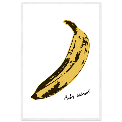 Andy Warhol's Banana, 1967 Pop Art Poster for Your Wall