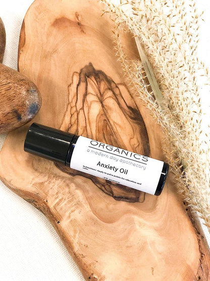 Anxiety Roller Ball with Organic Essential Oils for Calm