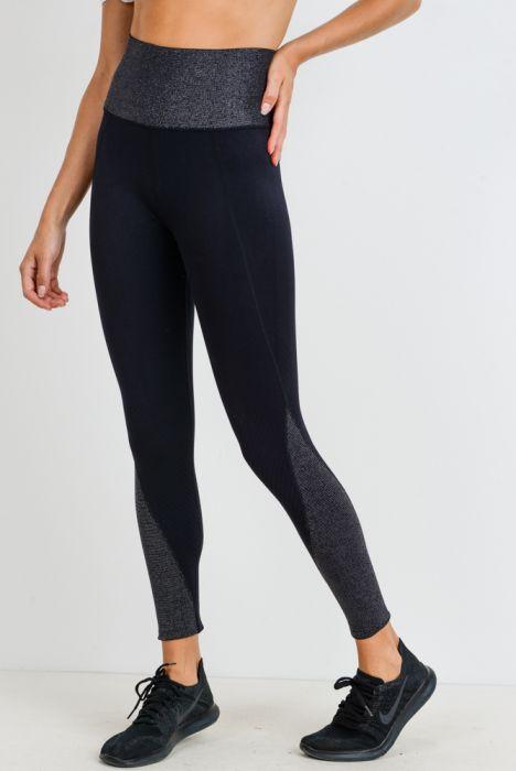 Glitter Infused Highwaist Seamless Leggings - Stylemz