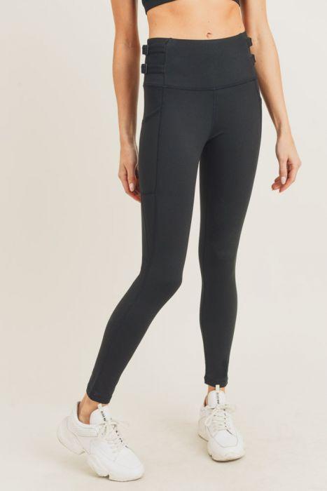 Harness Strap Highwaist Leggings - Stylemz