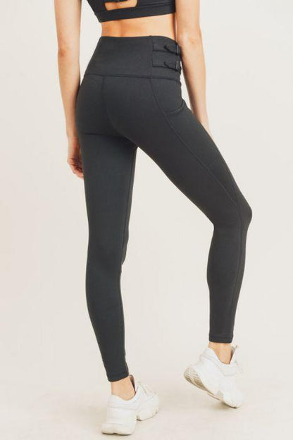 Harness Strap Highwaist Leggings - Stylemz