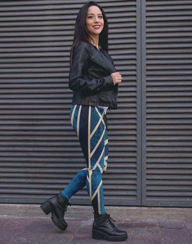 Art Deco Midnight Leggings for Ultimate Comfort and Style