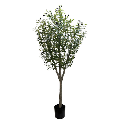 Artificial Bushy Olive Tree With Olives 180cm for Home Decor