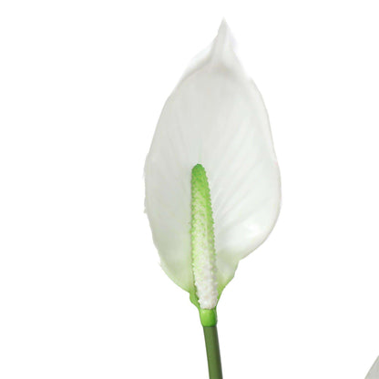 Artificial Flowering White Peace Lily Calla Lily 95cm Decor