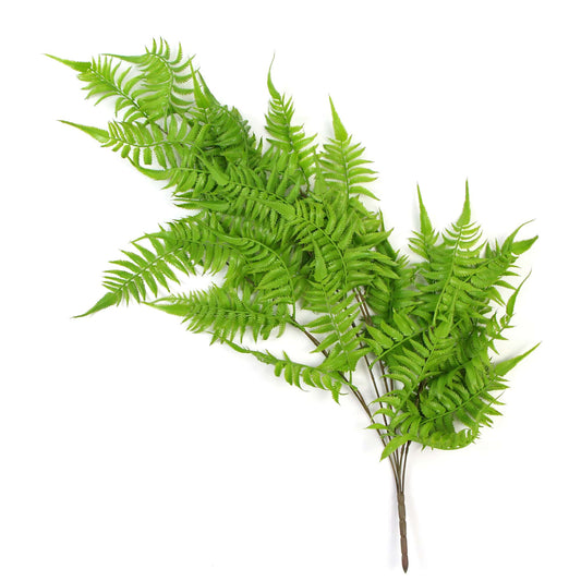 Artificial Hanging English Fern Two-Tone UV Resistant 80cm