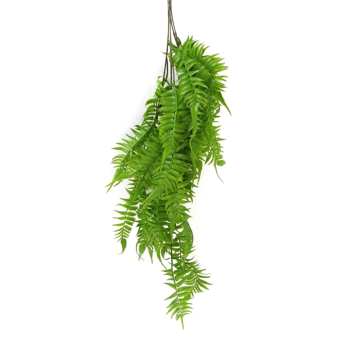 Artificial Hanging English Fern Two-Tone UV Resistant 80cm