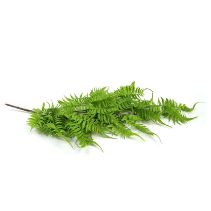 Artificial Hanging English Fern Two-Tone UV Resistant 80cm