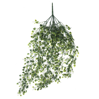 Artificial Hanging Plant Heart Leaf UV Resistant 90cm Decor