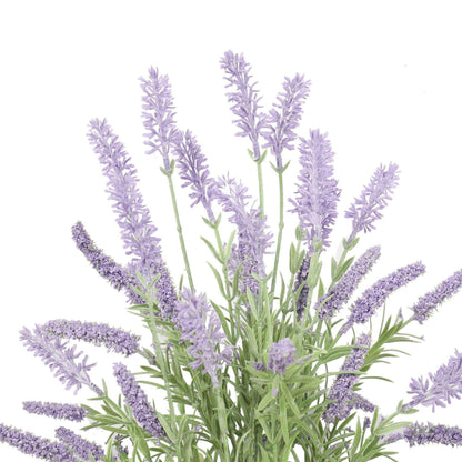 Artificial Lavender Plant in a Pot 40cm for Year-Round Beauty