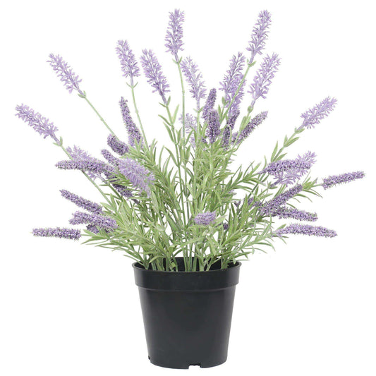 Artificial Lavender Plant in a Pot 40cm for Year-Round Beauty