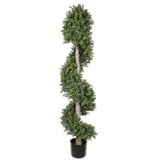 Artificial Topiary Spiral Tree 150cm UV Resistant Indoor Outdoor