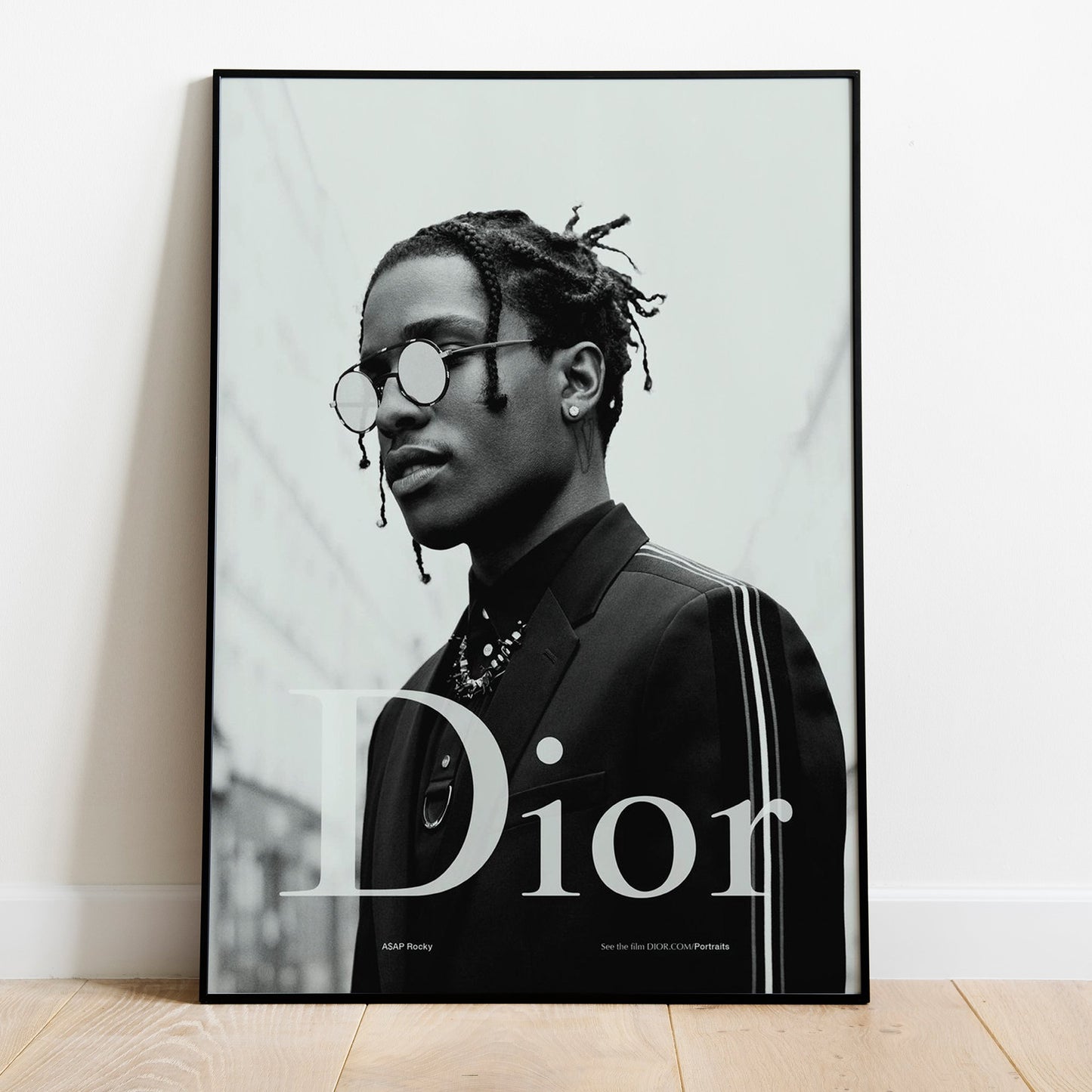 Asap Rocky Dior Poster Print on Quality Satin Paper