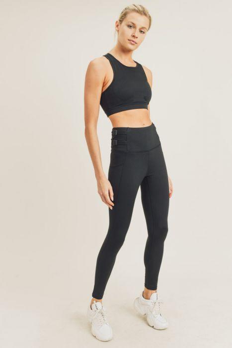 Harness Strap Highwaist Leggings - Stylemz