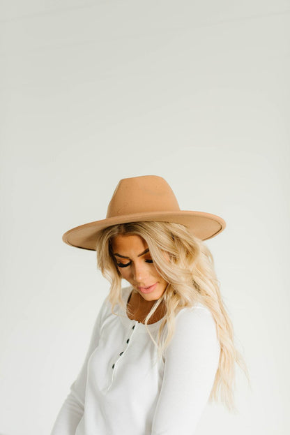 Wide Brim Felt Hat - Stylemz