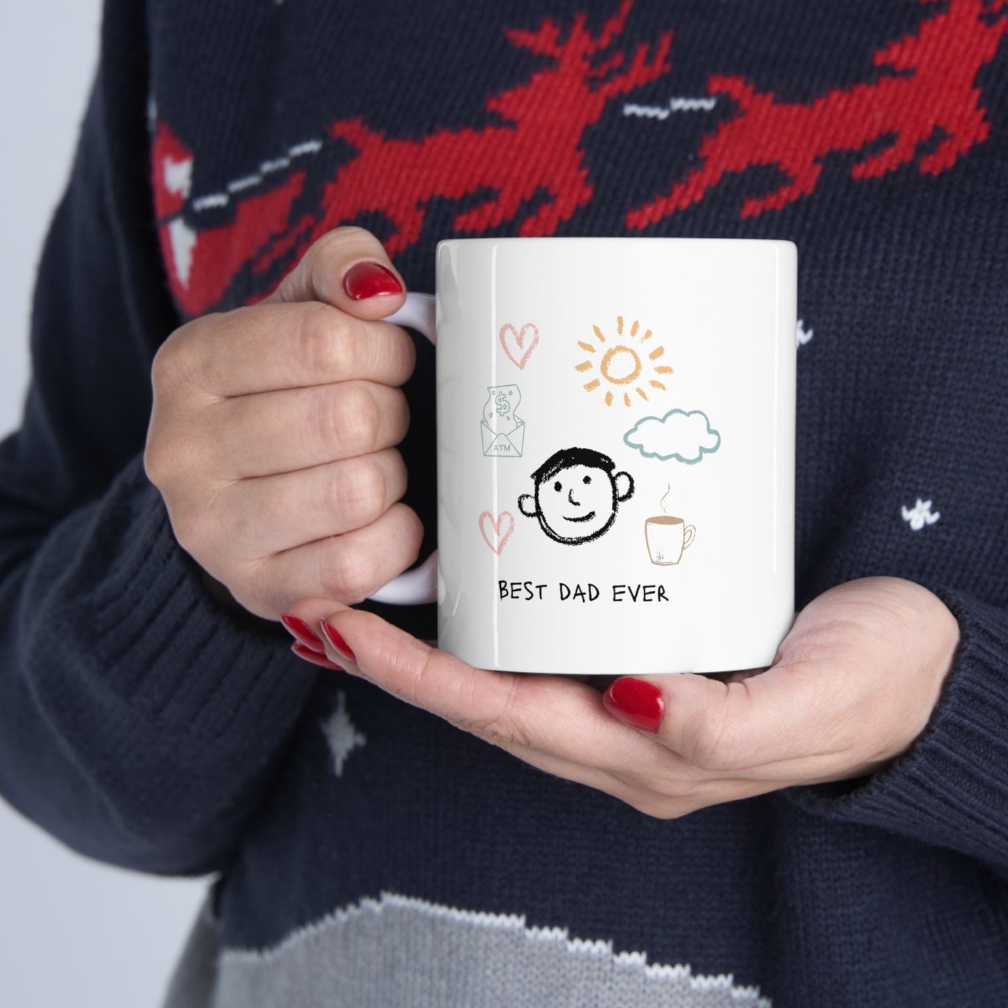 Funny Best Dad Ever Coffee Tea Mug - Stylemz