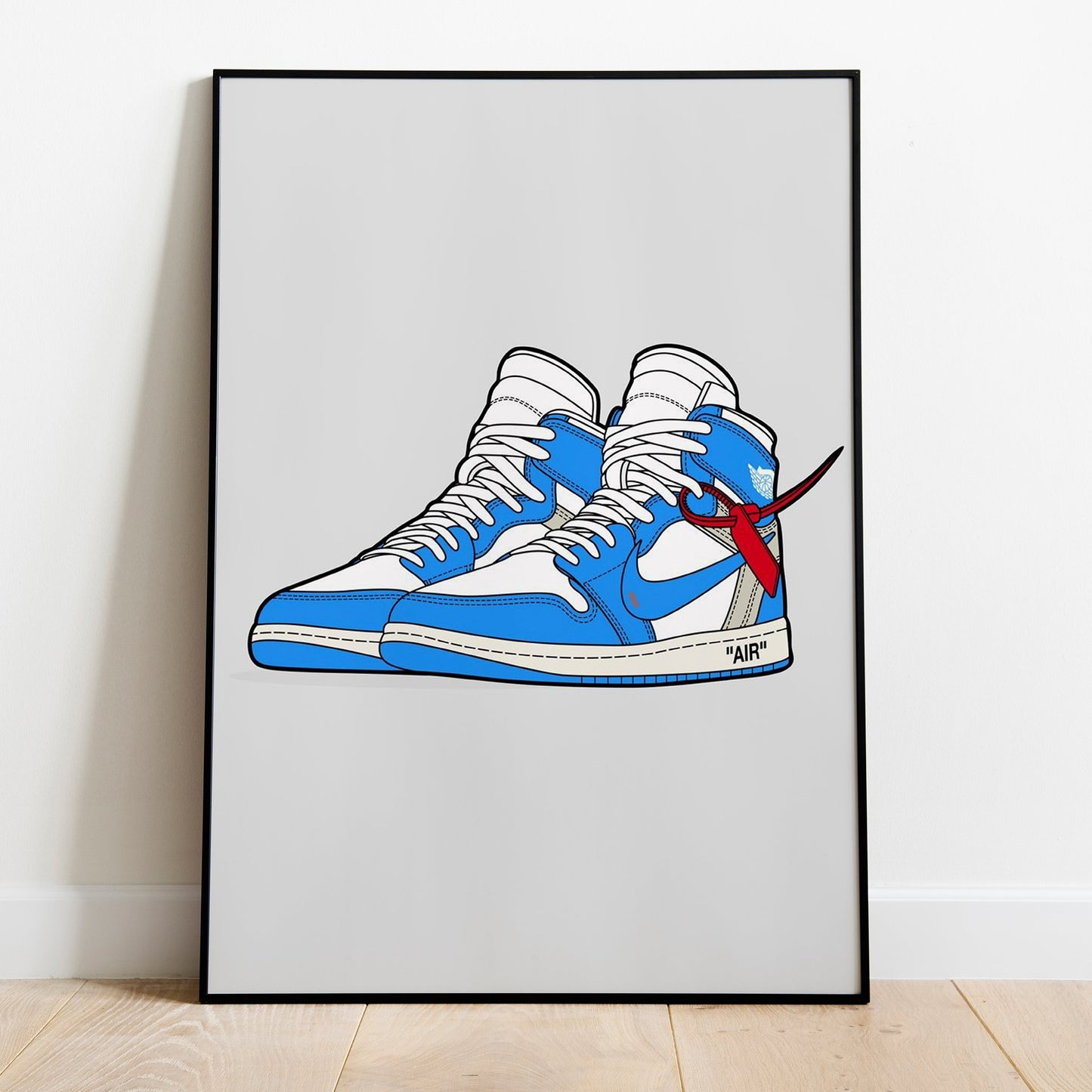 Off-White Af1 Poster Printed on Quality Satin Paper