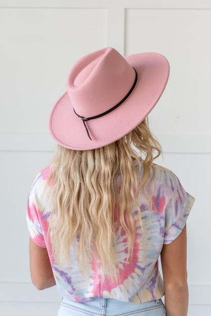 Wide Brim Felt Hat - Stylemz