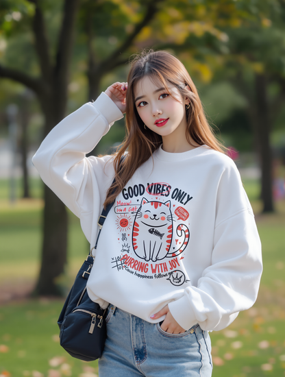 Good vibes only Unisex Sweatshirt - StyleMZ