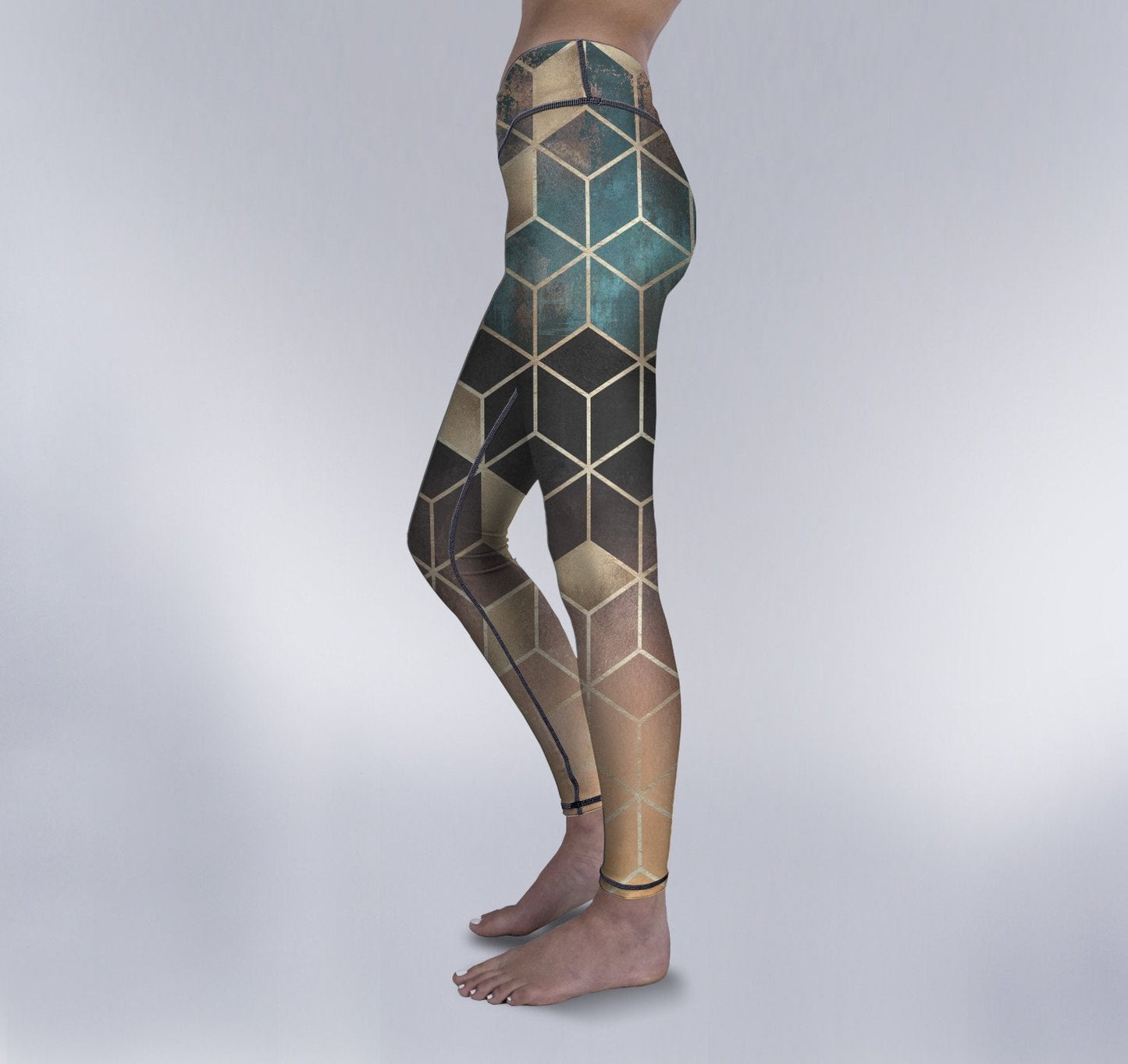 Beautiful Cubes Leggings for Comfortable Workout Performance