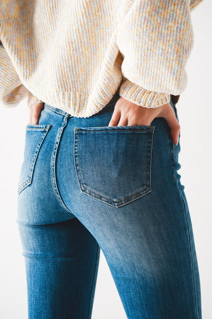 Bootcut Flared High Waisted Jeans for Effortless Style