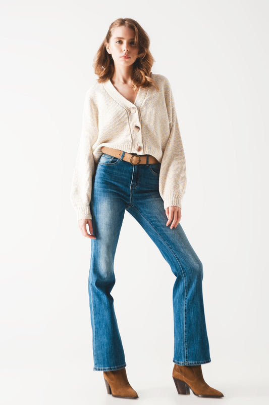 Bootcut Flared High Waisted Jeans for Effortless Style