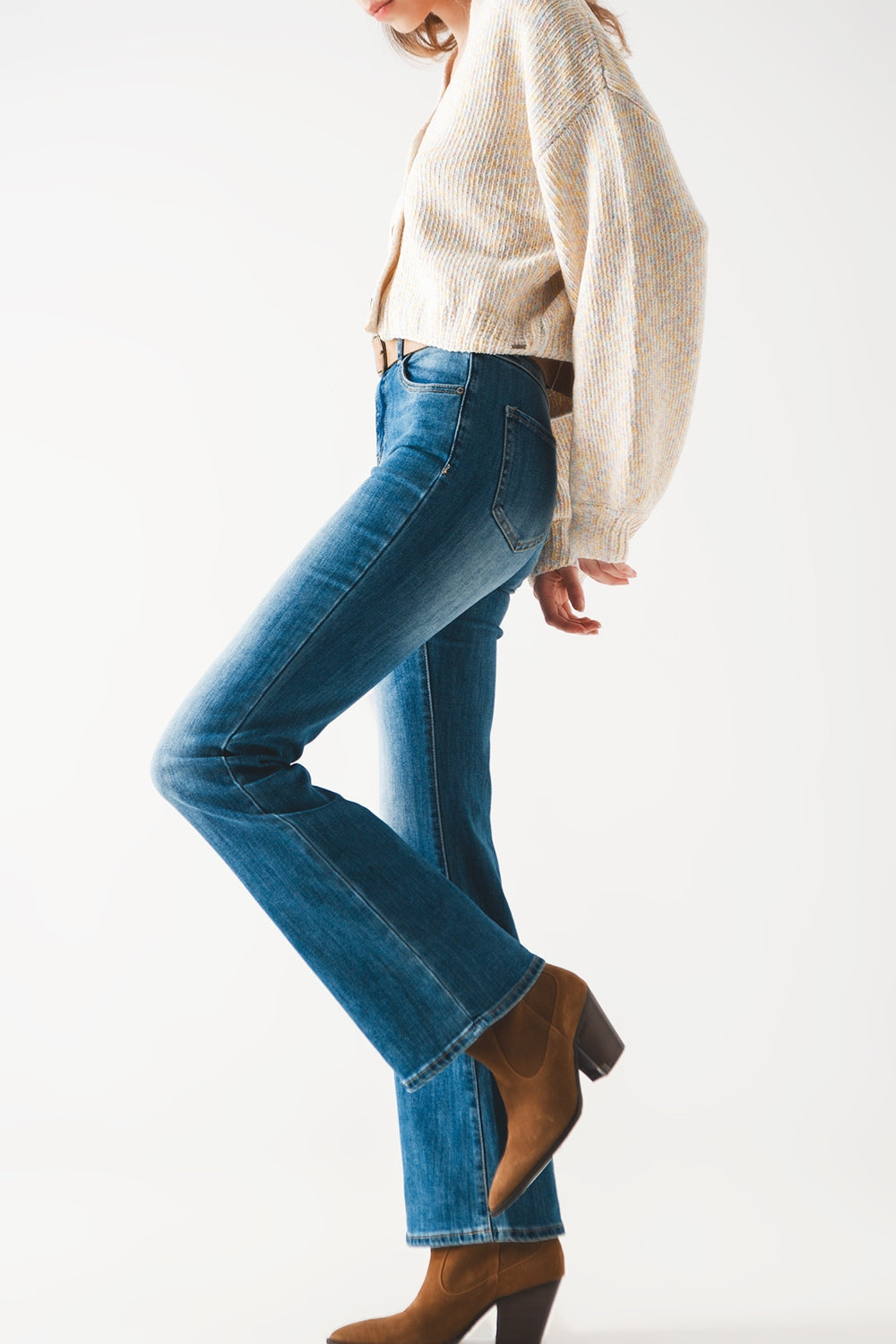 Bootcut Flared High Waisted Jeans for Effortless Style