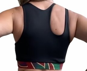 Jungle Sports Bra - Silhouette with Modern Key-Hole Design