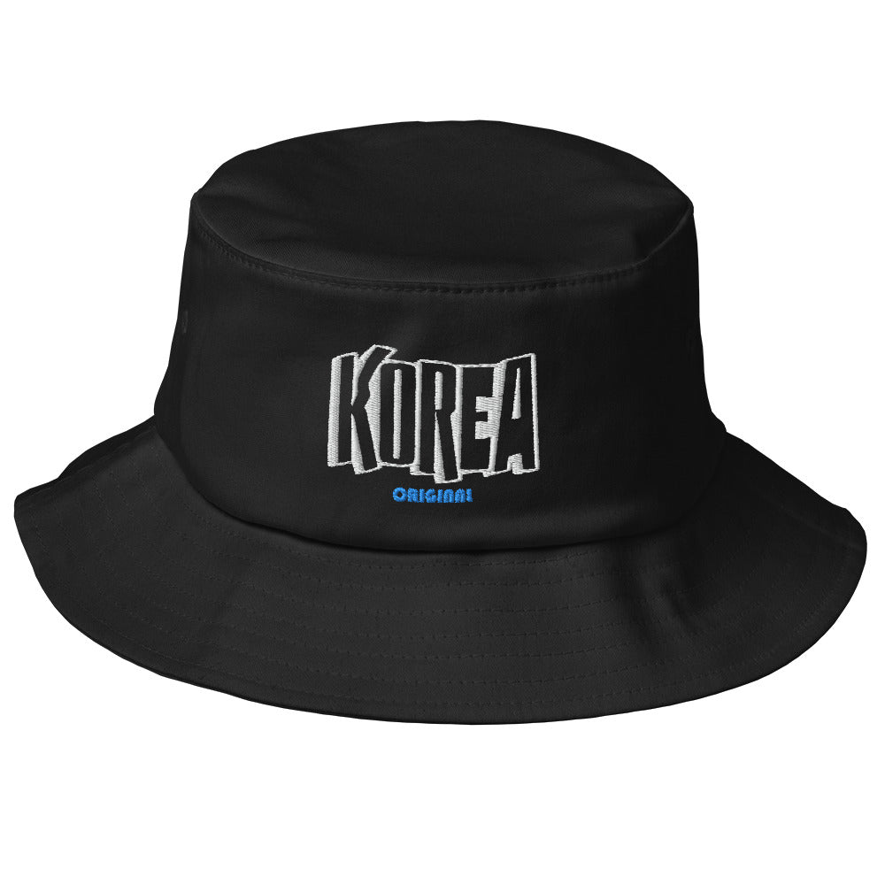 Korea -  Old School Bucket Hat  - StyleMZ