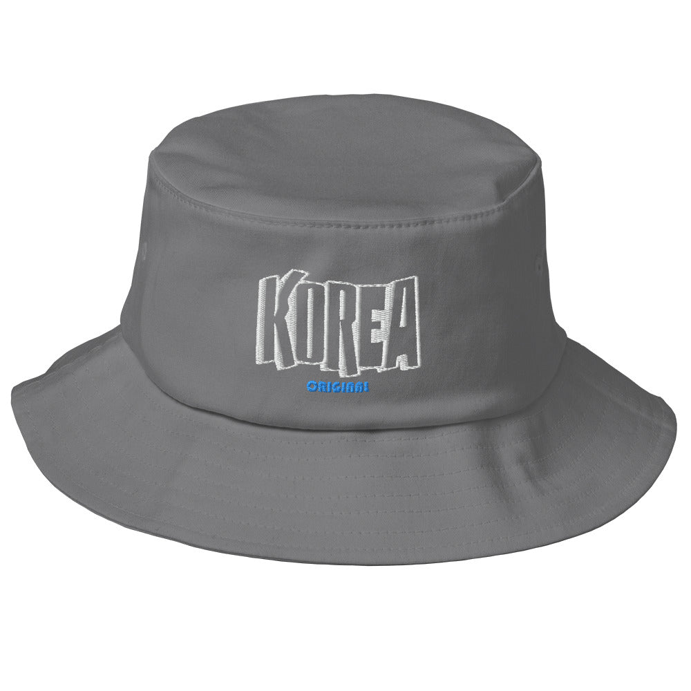 Korea -  Old School Bucket Hat  - StyleMZ