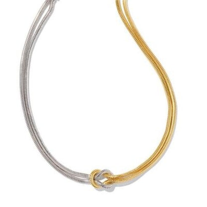 Titanium Steel Knotted Necklace - Stylemz