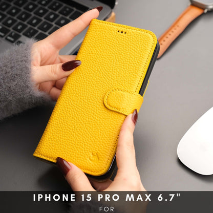 Casper iPhone 16 Pro Max Wallet Case Leather MagSafe Cover