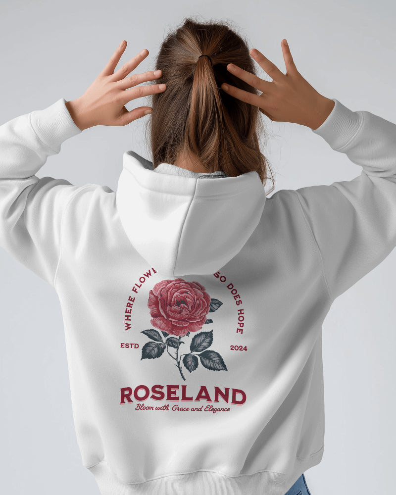 Hoodie - Roseland Three-Panel Fleece Hoodie - StyleMZ