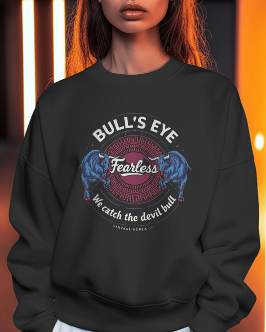 Bull's Eye Unisex Midweight Softstyle Fleece Crewneck Sweatshirt - StyleMZ - Stylemz