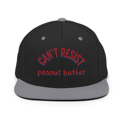 Can't resist peanut butter Snapback Hat  - Korea  - StyleMZ