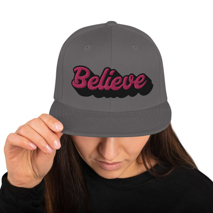 Korea -  Believe Snapback Hat  - StyleMZ