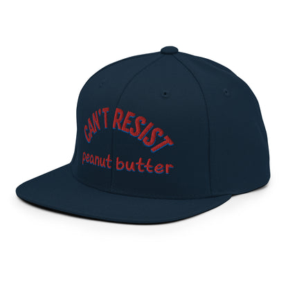 Can't resist peanut butter Snapback Hat  - Korea  - StyleMZ