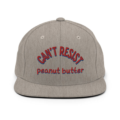 Can't resist peanut butter Snapback Hat  - Korea  - StyleMZ