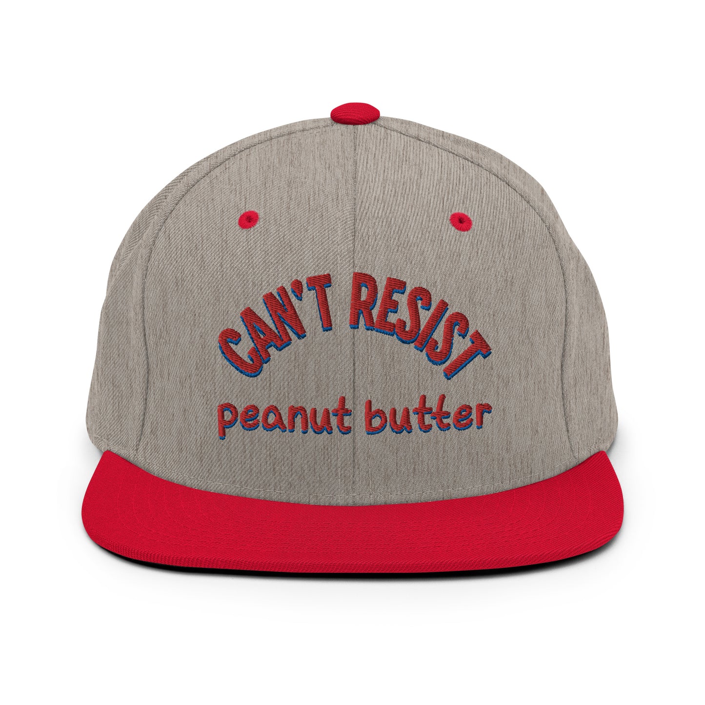 Can't resist peanut butter Snapback Hat  - Korea  - StyleMZ