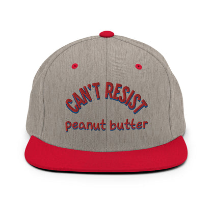 Can't resist peanut butter Snapback Hat  - Korea  - StyleMZ