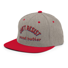 Can't resist peanut butter Snapback Hat  - Korea  - StyleMZ