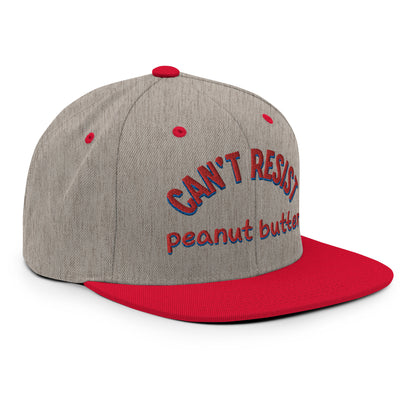 Can't resist peanut butter Snapback Hat  - Korea  - StyleMZ