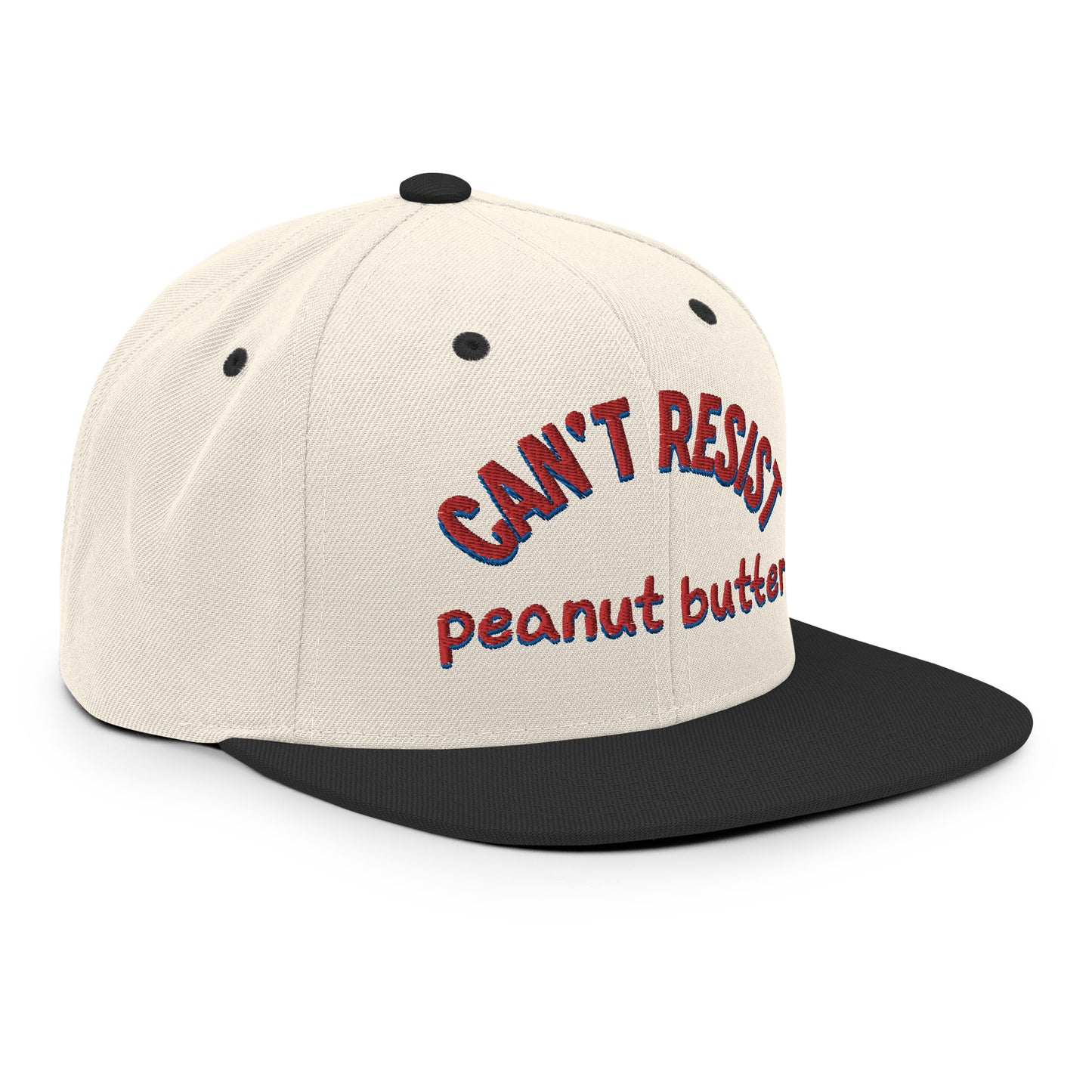 Can't resist peanut butter Snapback Hat  - Korea  - StyleMZ