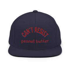 Can't resist peanut butter Snapback Hat  - Korea  - StyleMZ