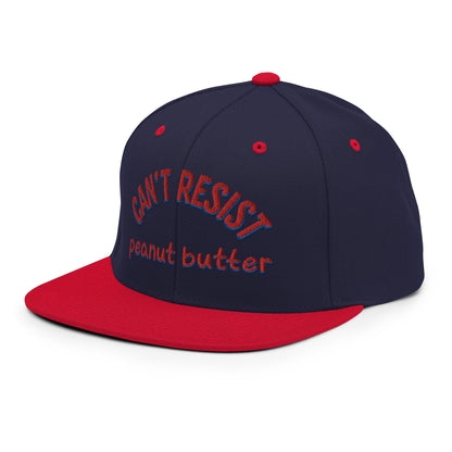 Can't resist peanut butter Snapback Hat  - Korea  - StyleMZ