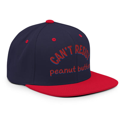 Can't resist peanut butter Snapback Hat  - Korea  - StyleMZ