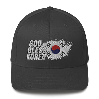 God bless Korea Structured Twill Cap  - Korea  - StyleMZ