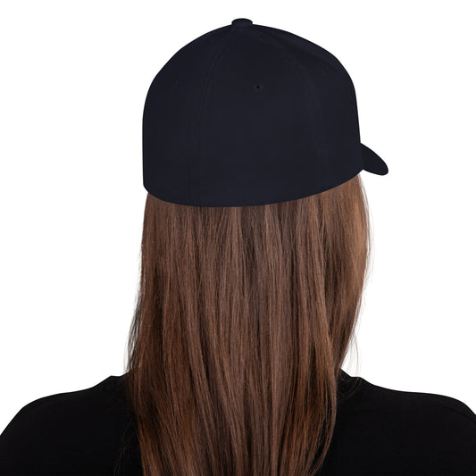 Gorra de sarga estructurada con bordado de poder sagrado - Corea - StyleMZ 